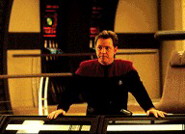 Tom Paris on the bridge